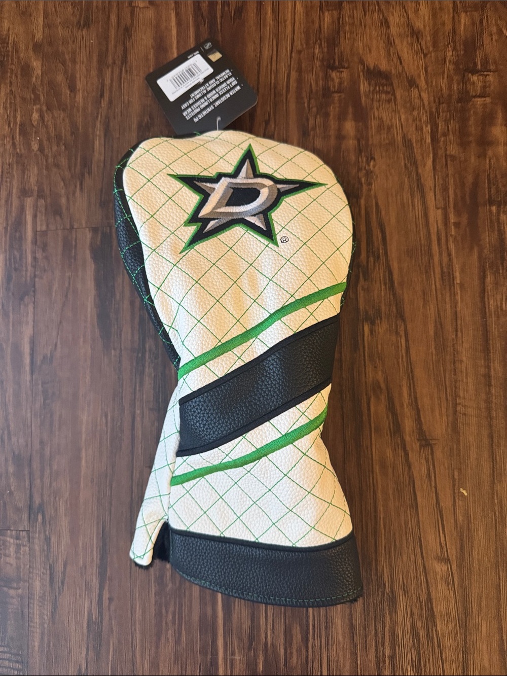 NWT - NHL Dallas Stars Stripe Quilted Driver Golf Head Cover